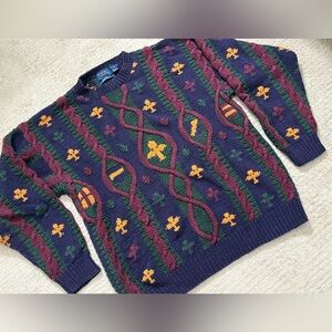Vintage Cambridge Classics Hand Knit sweater